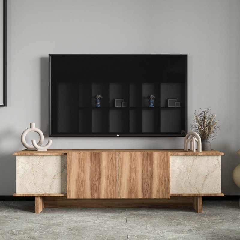 TV Stand Diana - Travertine, Walnut Travertine
Walnut