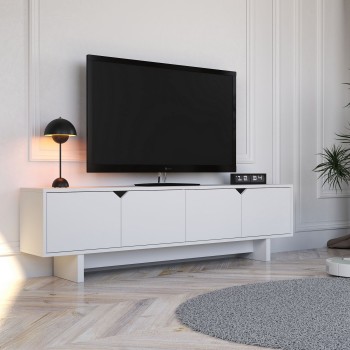 TV Stand Doruk - White White