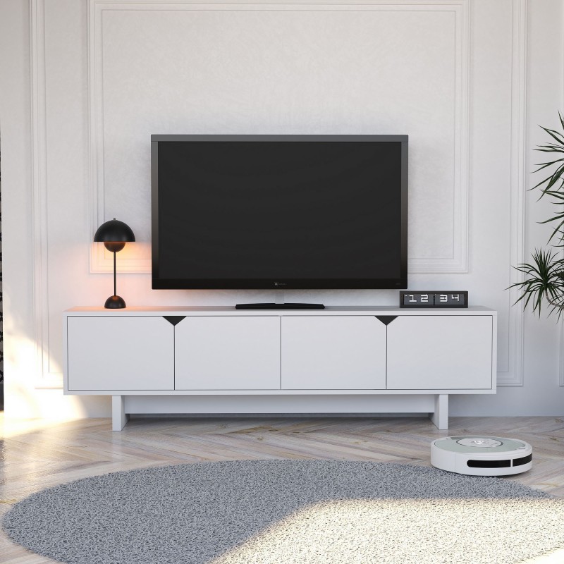 TV Stand Doruk - White White