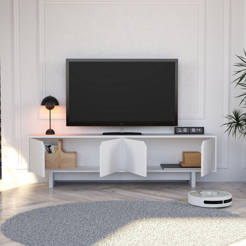 TV Stand Doruk - White White