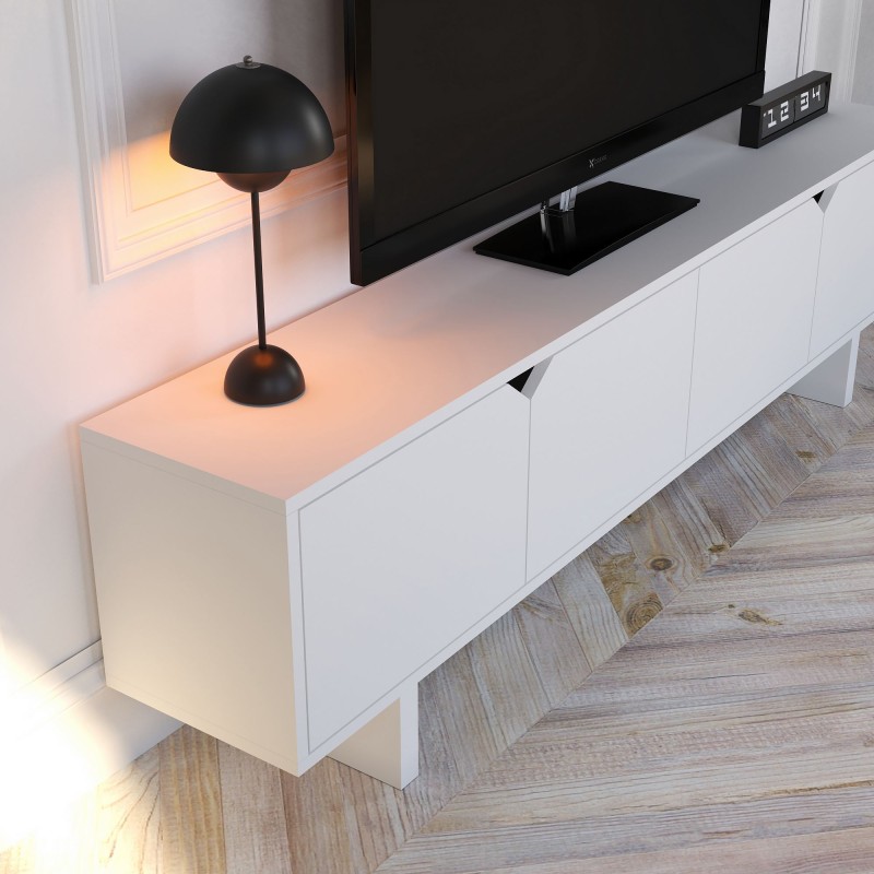 TV Stand Doruk - White White