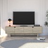 TV Stand Turan - Travertine Travertine
