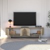 TV Stand Turan - Travertine Travertine