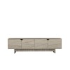 TV Stand Turan - Travertine Travertine