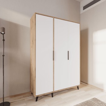 Wardrobe Aden 120 - Oak, White Oak
White