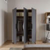 Wardrobe Aden 120 - Oak, Anthracite Oak
Anthracite