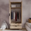Wardrobe Aden Drawes - Oak Oak