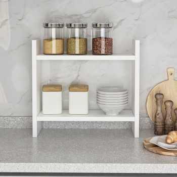 Ραφιέρα Κουζίνας - Denver - Χρώμα Λευκό - 34x30x10εκ