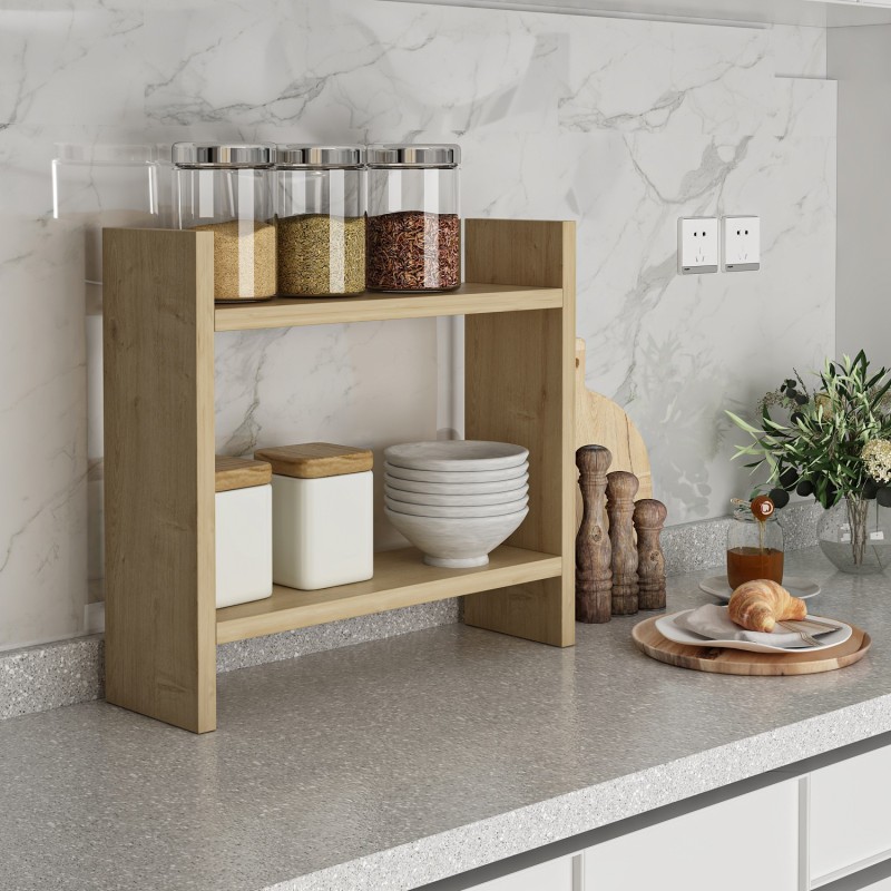 Ραφιέρα Κουζίνας - Denver - Χρώμα Φυσικό Sapphire - 34x30x10εκ