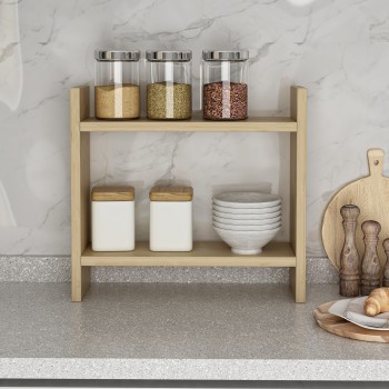 Ραφιέρα Κουζίνας - Denver - Χρώμα Φυσικό Sapphire - 34x30x10εκ