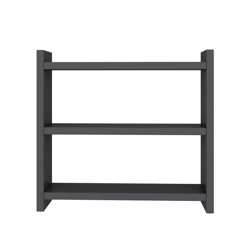 Ραφιέρα - Cosmic - Χρώμα Ανθρακί - 44x40x10εκ