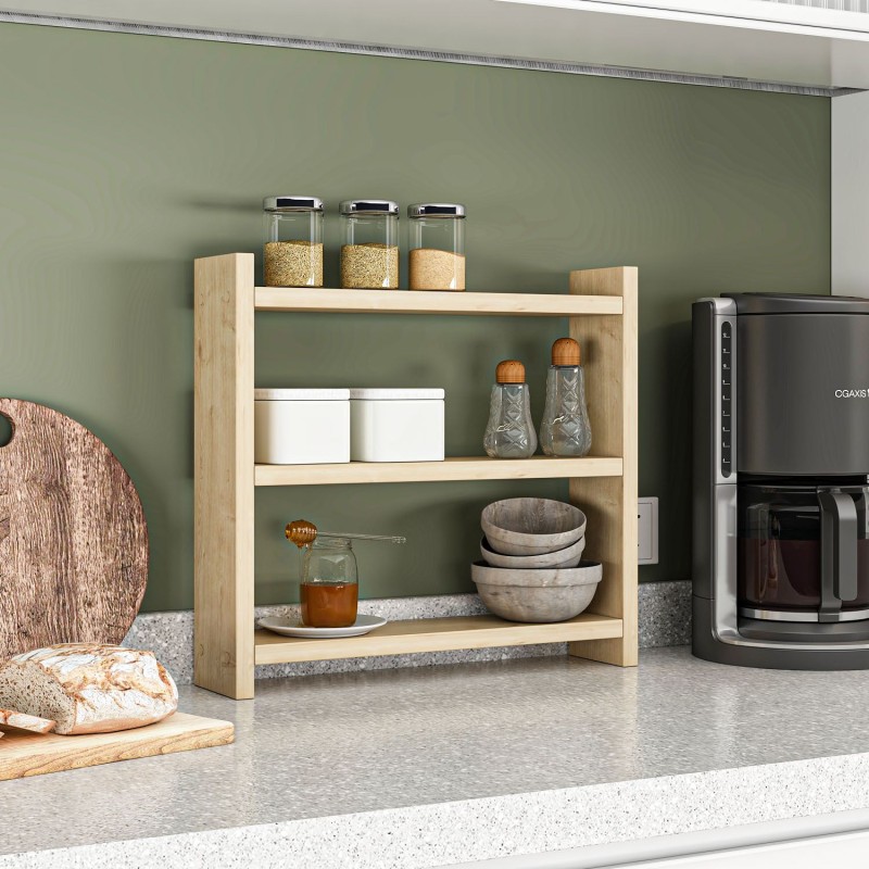 Ραφιέρα - Cosmic - Χρώμα Φυσικό Sapphire - 44x40x10εκ