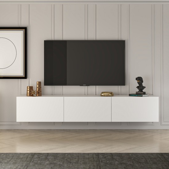 TV Stand West - White White TV Stand West - White White