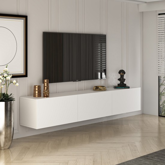 TV Stand West - White White TV Stand West - White White