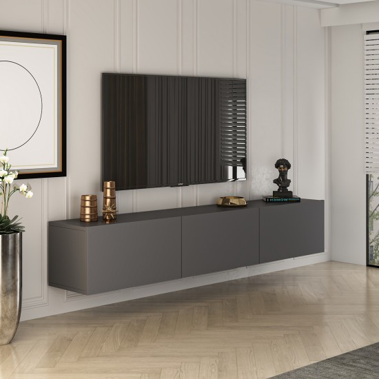 TV Stand West - Anthracite Anthracite TV Stand West - Anthracite Anthracite