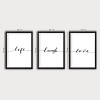 Wallxpert Decorative Framed Painting (3 Pieces) SET_041 Multicolor