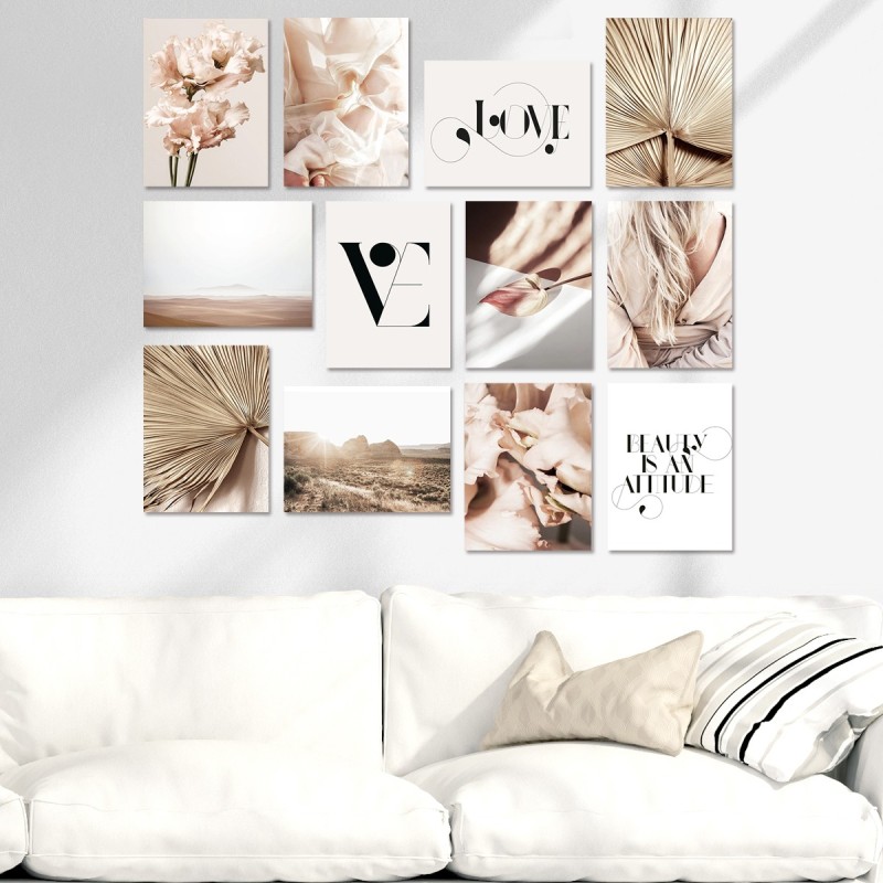 Wallxpert Decorative MDF Painting (12 Pieces) 12MDF13 Multicolor