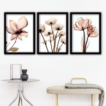 Decorative Framed Painting (3 Pieces) 3SC157 Multicolor