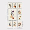Decorative MDF Painting (9 Pieces) 9MDF01YS Multicolor