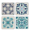 Hermia Glass Mat (4 Pieces) TBA7436502215230 Multicolor