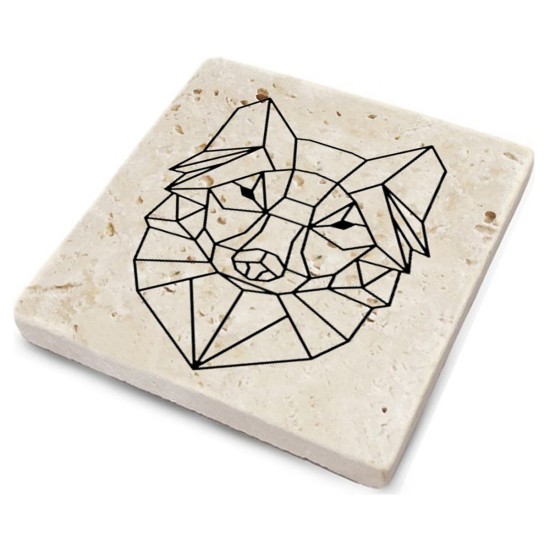 Glass Mat (4 Pieces) TBA7436502835841 Multicolor