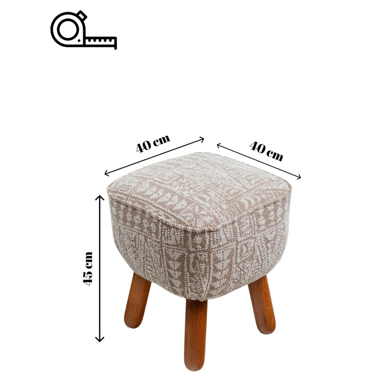 Tuffet Mythology Etnik - Beige Beige