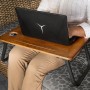 Laptop Standing Desk Laptop Sehpa Walnut
Black