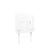 Garden Table & Chairs Set (3 Pieces) Bistro Set 2 White