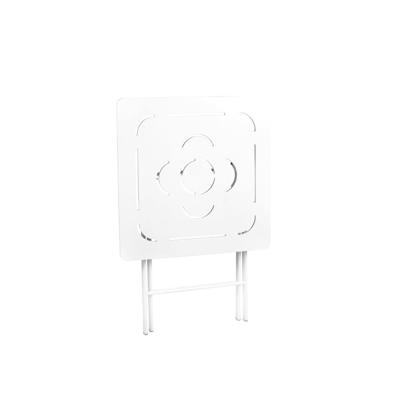 Garden Table & Chairs Set (3 Pieces) Bistro Set 2 White