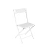 Garden Table & Chairs Set (3 Pieces) Bistro Set 2 White
