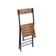 Garden Table & Chairs Set (3 Pieces) Bistro Set 3 Walnut
Black