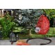 Garden Single Swing Chair Fındık - Claret Red Claret Red Garden Single Swing Chair Fındık - Claret Red Claret Red
