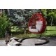 Garden Single Swing Chair Fındık - Claret Red Claret Red Garden Single Swing Chair Fındık - Claret Red Claret Red