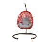 Garden Single Swing Chair Fındık - Claret Red Claret Red