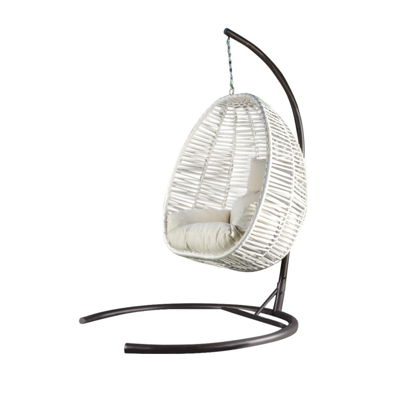 Garden Single Swing Chair Fındık - Cream Cream