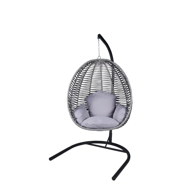 Garden Single Swing Chair Fındık Grey