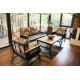 Garden Lounge Set Mers - Black (1+1+2) Black
Wooden
Grey