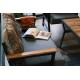 Garden Lounge Set Mers - Black (1+1+2) Black
Wooden
Grey