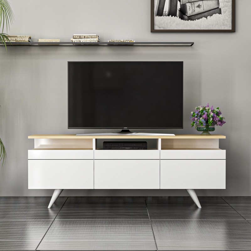 TV Stand Berlin 150 - White Oak
White