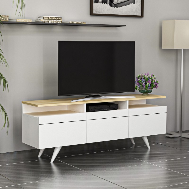 TV Stand Berlin 150 - White Oak
White