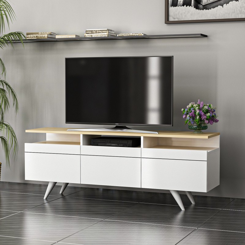 TV Stand Berlin 150 - White Oak
White