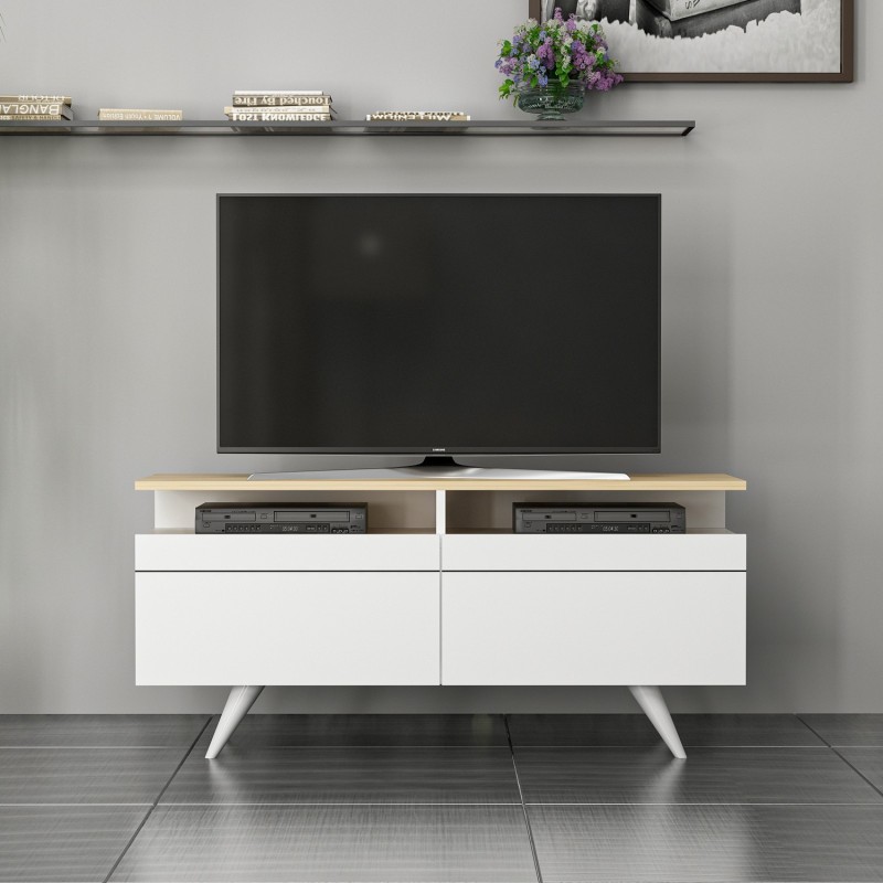 TV Stand Berlin 120 - White Oak
White