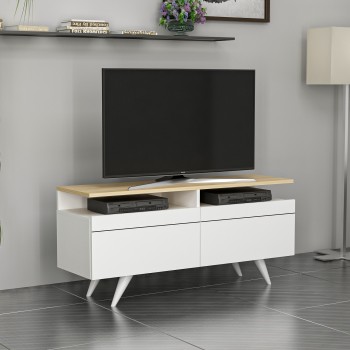 TV Stand Berlin 120 - White Oak
White