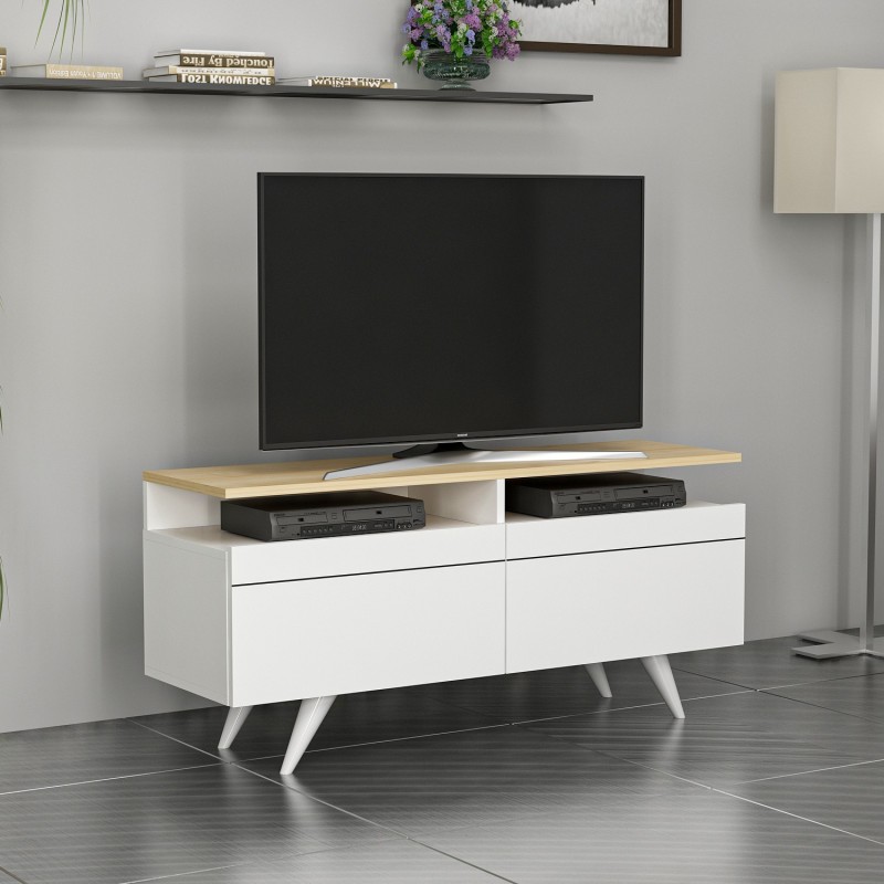 TV Stand Berlin 120 - White Oak
White
