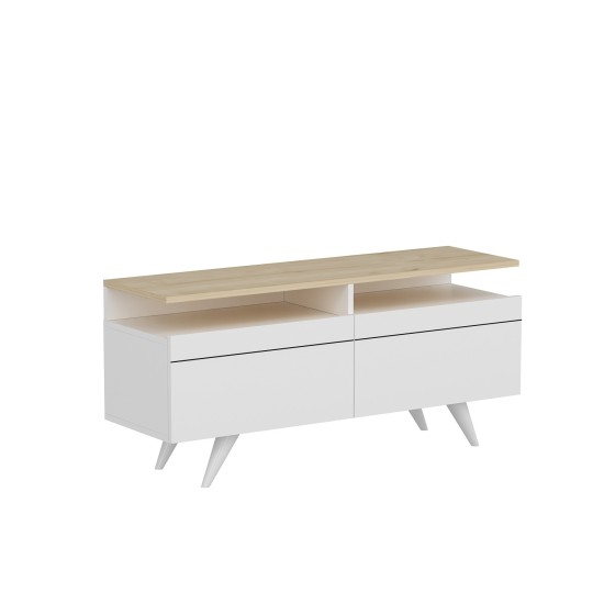 TV Stand Berlin 120 - White Oak
White TV Stand Berlin 120 - White Oak
White