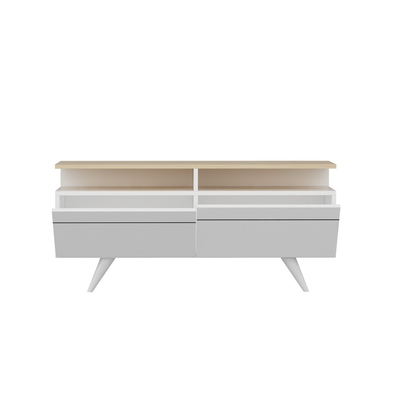 TV Stand Berlin 120 - White Oak
White