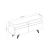 TV Stand Berlin 120 - White Oak
White