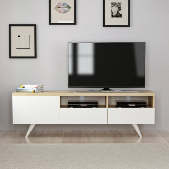 TV Stand Brüksel - White Oak
White TV Stand Brüksel - White Oak
White