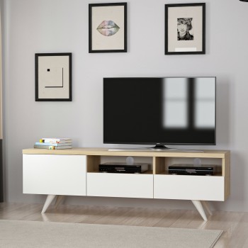 TV Stand Brüksel - White Oak
White
