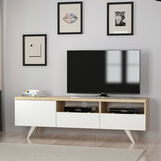 TV Stand Brüksel - White Oak
White TV Stand Brüksel - White Oak
White